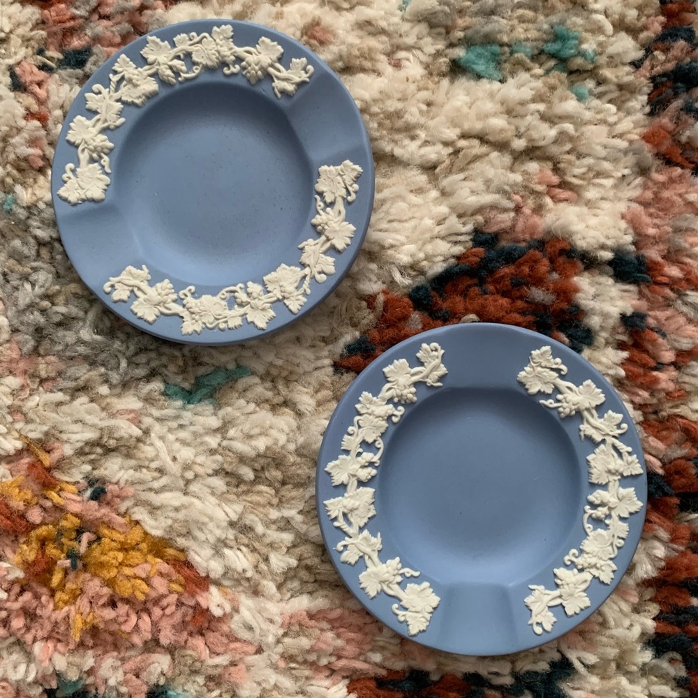 Wedgwood jasperware ashtrays trinket dish